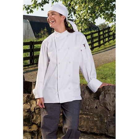 Nathan Caleb Soho Chef Coat in White 2XLarge NA586930